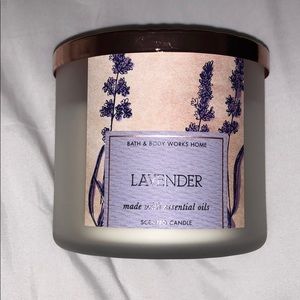 Bath & Body Works Lavender Candle